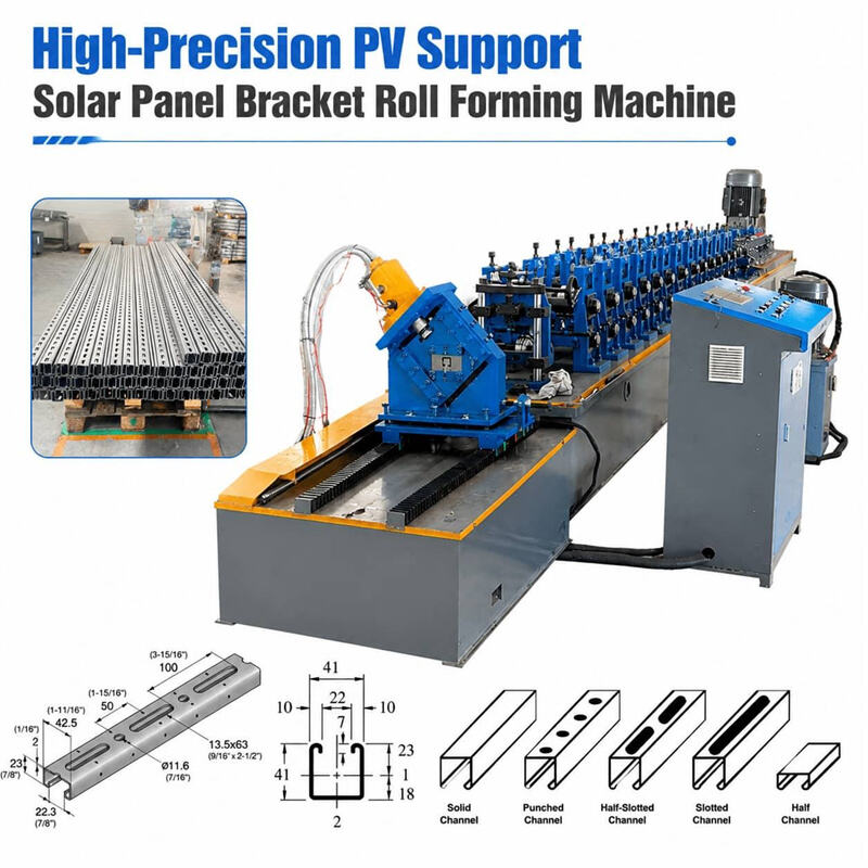 solar stud 01 Solar Strut Channel Roll Forming Machine