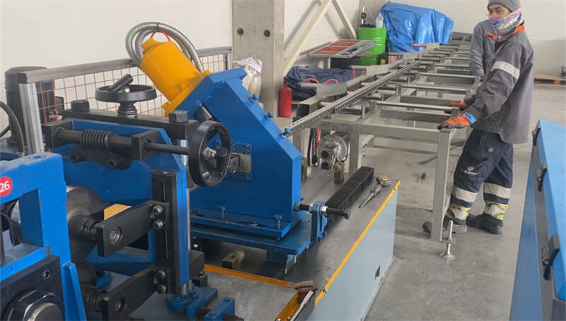 solar stud Roll Forming Machine04 Zhongtuo Solar Strut Channel Roll Forming Machine | C Channel & Unistrut Production Line Manufacturer