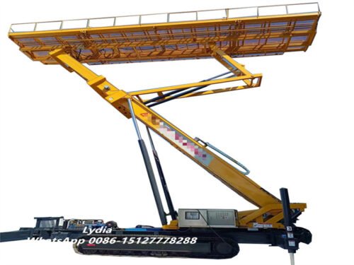 Crawler Type Tile Press Reverse Ceiling Lifting Platform Can Meet The Various Heights of Plant Construction