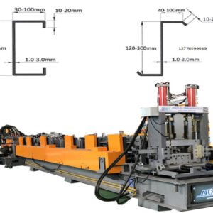 2025 New Purlin Roll Forming Machine Interchangeable CZ Purlin Roll Forming Machine CZ Purlin Rollforming / Roll Former
