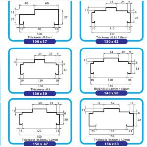 Door Frame Roll Forming Machine 70mm with Two Turret Heads Automatic Door Frame Production Line