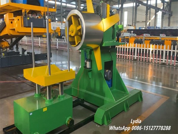 High Speed Heavy Duty Double Head Hydraulic Decoiler Machine (Max.16T)  for High Speed Coil Feeding