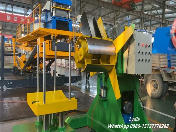 High Speed Heavy Duty Double Head Hydraulic Decoiler Machine (Max.16T)  for High Speed Coil Feeding