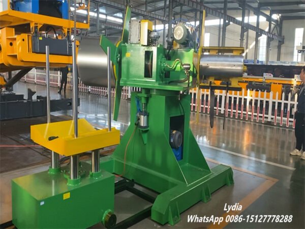 High Speed Heavy Duty Double Head Hydraulic Decoiler Machine (Max.16T)  for High Speed Coil Feeding