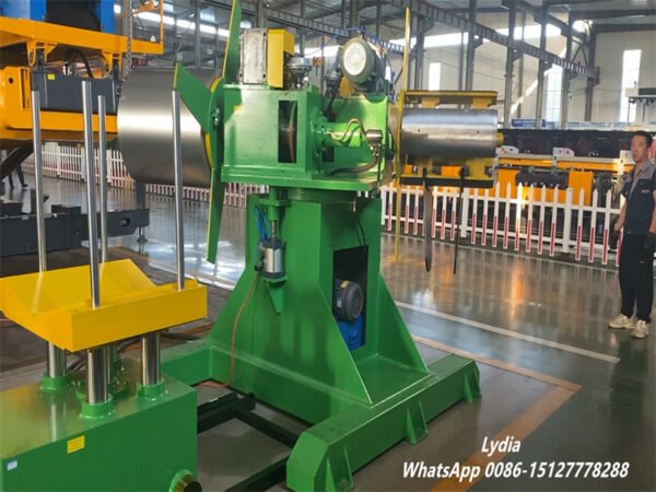 High Speed Heavy Duty Double Head Hydraulic Decoiler Machine (Max.16T)  for High Speed Coil Feeding