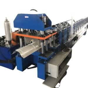 Galvalume PPGI Roofing System Ridge Capping Roll Forming Machine with 0.3-0.8mm Thickness Metal Steel