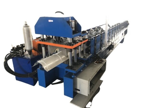 Galvalume PPGI Roofing System Ridge Capping Roll Forming Machine with 0.3-0.8mm Thickness Metal Steel