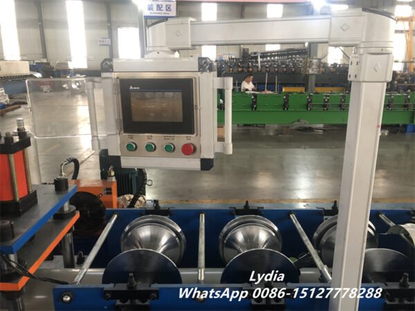 Galvalume PPGI Roofing System Ridge Capping Roll Forming Machine with 0.3-0.8mm Thickness Metal Steel