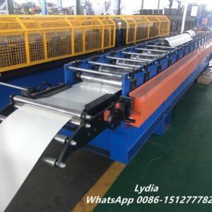 Galvalume PPGI Roofing System Ridge Capping Roll Forming Machine with 0.3-0.8mm Thickness Metal Steel