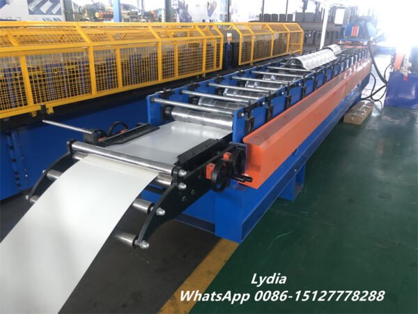 Galvalume PPGI Roofing System Ridge Capping Roll Forming Machine with 0.3-0.8mm Thickness Metal Steel