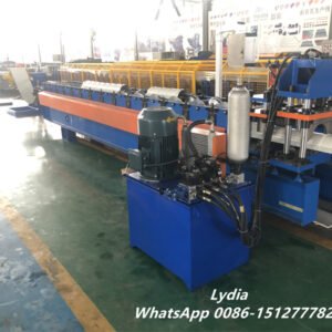 Galvalume PPGI Roofing System Ridge Capping Roll Forming Machine with 0.3-0.8mm Thickness Metal Steel
