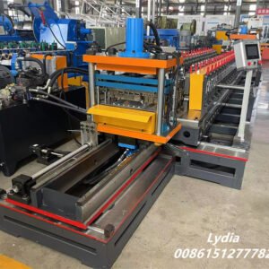 Automatic Multi-Size Supermarket Shelf Panel Roll Forming Machine Adjustable Shelf Back Panel Production Line