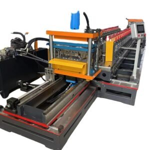 Automatic Multi-Size Supermarket Shelf Panel Roll Forming Machine Adjustable Shelf Back Panel Production Line