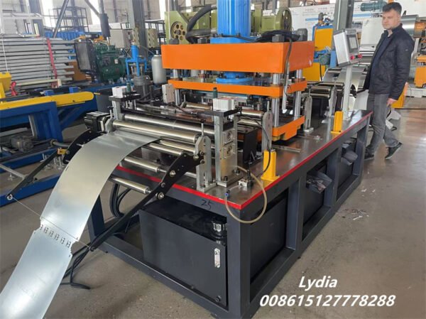 Automatic Multi-Size Supermarket Shelf Panel Roll Forming Machine Adjustable Shelf Back Panel Production Line