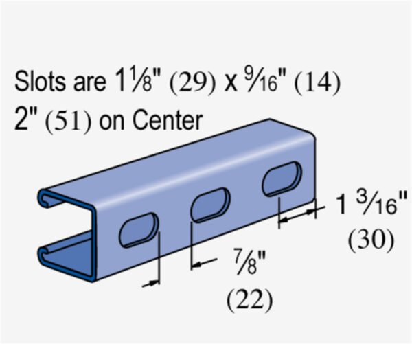 Unistrut P1000T Slotted Metal Framing Channel & C Strut Channel Roll Forming Machine