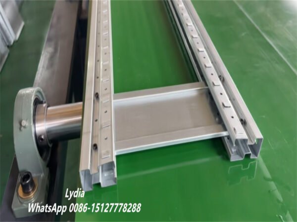 Supermarket Shelving Upright Roll Forming Machine09 Germany Supermarket Shelving Upright Roll Forming Machine Rack Upright Forming Equipment Cold Roll Forming Line for Shelving Uprights