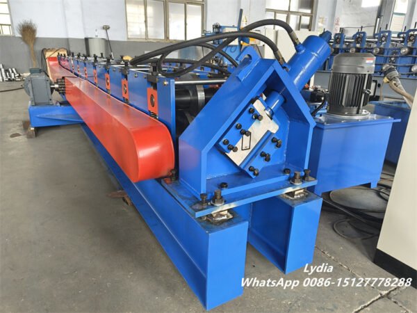 U Channel 1.5mm to 2.5mm  Sliding Guide Rail Roll Forming Machine for Shutter Door Guide Rail Machine