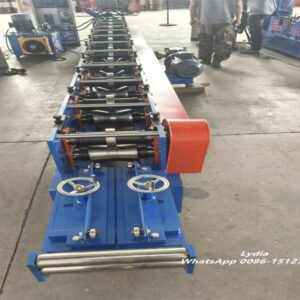 U Channel 1.5mm to 2.5mm  Sliding Guide Rail Roll Forming Machine for Shutter Door Guide Rail Machine