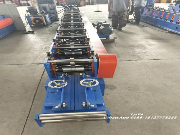 U Channel 1.5mm to 2.5mm  Sliding Guide Rail Roll Forming Machine for Shutter Door Guide Rail Machine