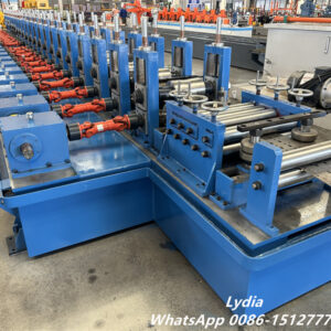 Germany Supermarket Shelving Upright Roll Forming Machine Rack Upright Forming Machine for Shelving Uprights