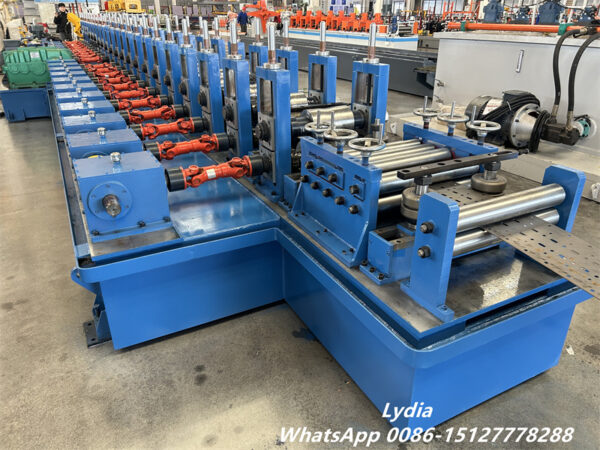 Germany Supermarket Shelving Upright Roll Forming Machine Rack Upright Forming Machine for Shelving Uprights