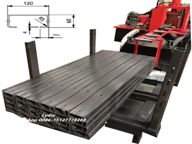 Sigma Post Machine Zhongtuo Sigma Post Roll Forming Machine for C Post in a Highway ...