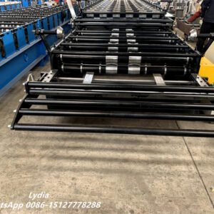 0.3-0.8mm Automatic High Speed Glazed Roof Tile Double Layer Roof Sheet Roll Forming Machine
