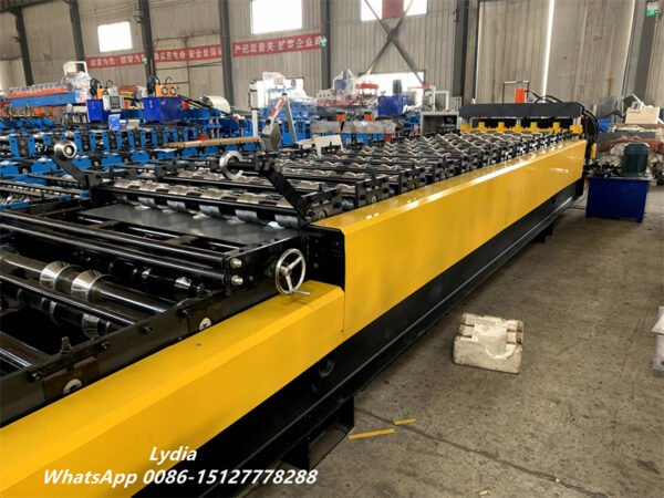 0.3-0.8mm Automatic High Speed Glazed Roof Tile Double Layer Roof Sheet Roll Forming Machine