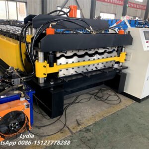 0.3-0.8mm Automatic High Speed Glazed Roof Tile Double Layer Roof Sheet Roll Forming Machine