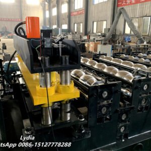 0.3-0.8mm Automatic High Speed Glazed Roof Tile Double Layer Roof Sheet Roll Forming Machine