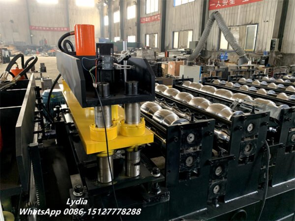 0.3-0.8mm Automatic High Speed Glazed Roof Tile Double Layer Roof Sheet Roll Forming Machine