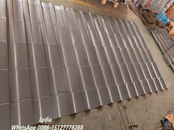 0.3-0.8mm Automatic High Speed Glazed Roof Tile Double Layer Roof Sheet Roll Forming Machine