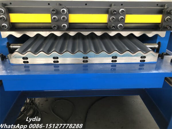 0.3–0.8 mm / 0.8–1.5 mm Antigua Popular High Quality Automatic 1025 Corrugated and Glazed Step Tile Double Layer Metal Roofing Roll Forming Machine