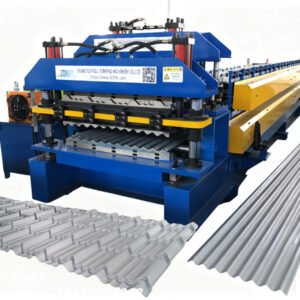 0.3–0.8 mm / 0.8–1.5 mm Antigua Popular High Quality Automatic 1025 Corrugated and Glazed Step Tile Double Layer Metal Roofing Roll Forming Machine