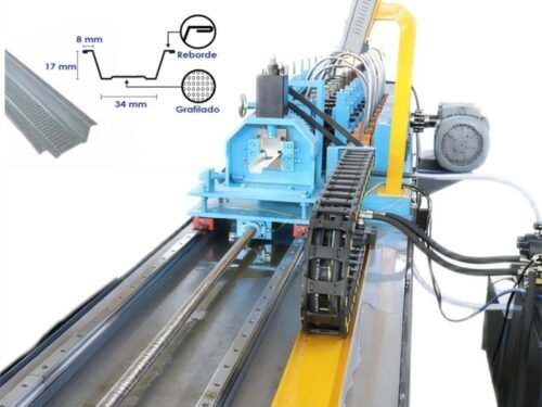 Metal Hat Channel Roll Forming Machine Professional Manufacturer Two-In-One Hat Purlin Roll Forming Machine