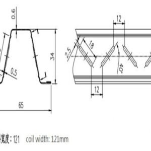 Metal Hat Channel Roll Forming Machine Professional Manufacturer Two-In-One Hat Purlin Roll Forming Machine
