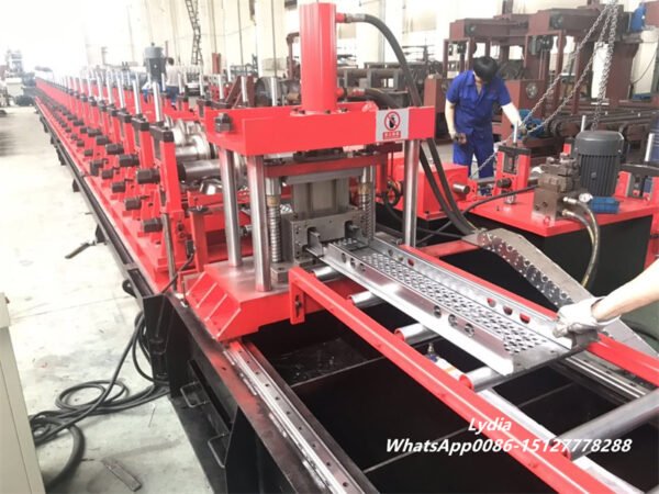 Foot Pedal Cold Bending Roll Former Scaffold Walk Board Roll Forming Machine Scaffolding Plank Roll Forming Machine