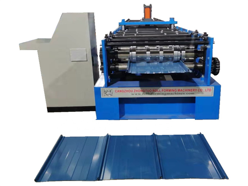 Lock Roll Machine SL-1 Model Snap Lock Standing Seam Metal Roof Panel Roll Forming ...