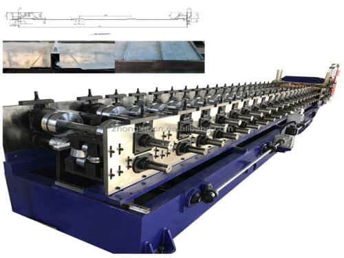 Ultra-Dek Standing Seam Metal Roof Panels Full Auto Metal Standing Seam Roofing Panel Roll Forming Machine