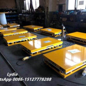 Triple Hydraulic Scissor Lift Table 4m High Lift Industrial Platform for Heavy Duty Machine