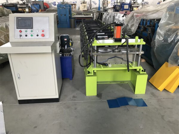 Full Automatic Metal Roof Panel Ridge Cap Roll Forming Machine Ridge Cap Roll Former for Durable Roof Systems