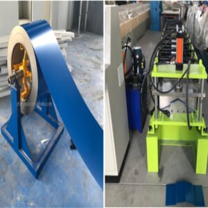 Full Automatic Metal Roof Panel Ridge Cap Roll Forming Machine Ridge Cap Roll Former for Durable Roof Systems