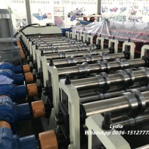 WF-12-36 Roof Panel Roll Forming Machine  Automatic High Speed Metal Roof Making Line Zhongtuo Machine