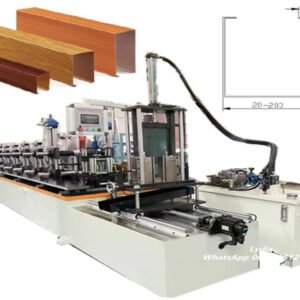 50m/min Zhongtuo U Baffle Acoustic Ceiling Machine ZTRFM U-Baffle Ceiling Roll Forming Machine