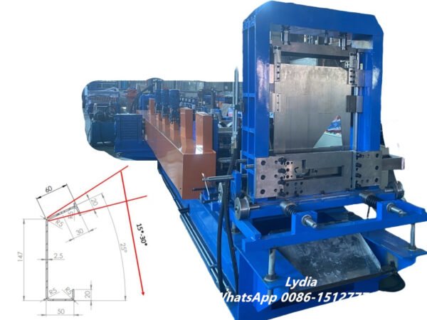 Zhongtuo Cee & Eave Strut Roll Forming Machine C Purlin and Eave Strut Machine for Metal Buildings