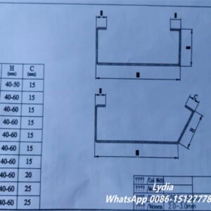 Zhongtuo Cee & Eave Strut Roll Forming Machine C Purlin and Eave Strut Machine for Metal Buildings