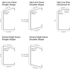 1.9-2.6mm 2025 New Zhongtuo Automatic Eave Strut Roll Forming Machine 8” & 10” Eave Strut Roll Former