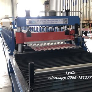 Zhongtuo 0.18-0.28mm Dominican 70m/Min Thin Plate Corrugated Roof Sheet Roll Forming Machine