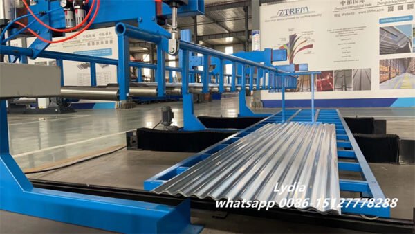 Zhongtuo 0.18-0.28mm Dominican 70m/Min Thin Plate Corrugated Roof Sheet Roll Forming Machine