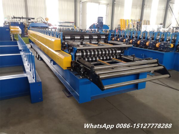 ZTRFM 840 900 Double-Layer Glazed Tile Forming Machine Roofing Panel Roll Forming Line for Kenya Market